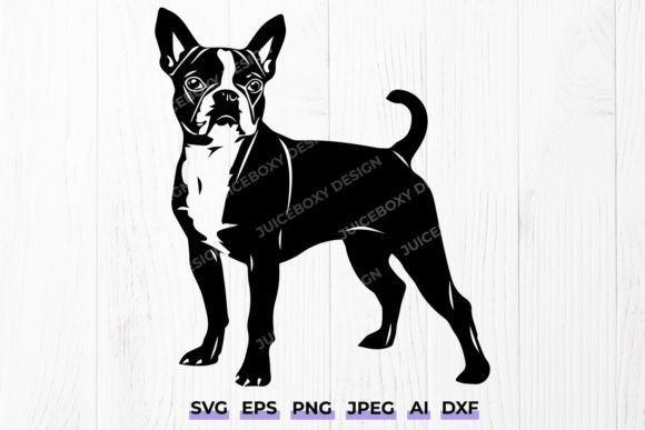 Boston Terrier SVG: Pet Portrait Dog Review