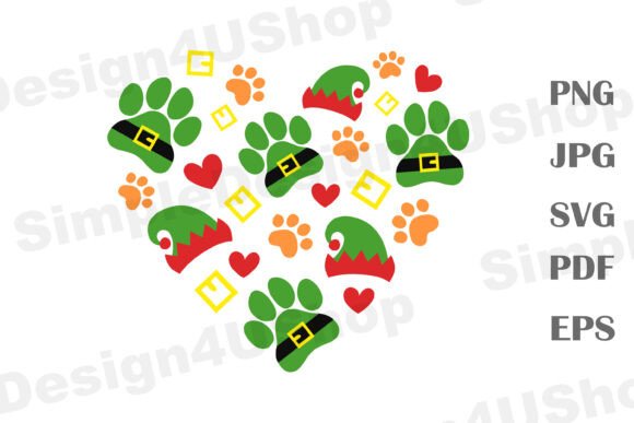 Christmas Dog Lover Png, Svg, Eps
