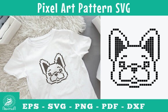 Cute Dog Pixel Art Pattern SVG 2 Review