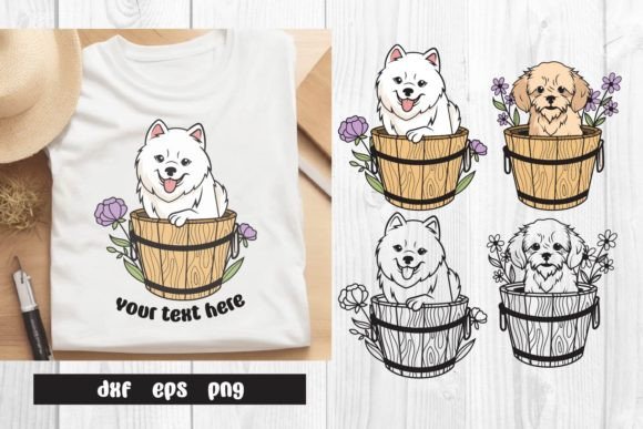 Dog in Bucket Farm Svg Sublimation 3