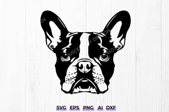 Frenchie Dog French Bulldog Face Design Review