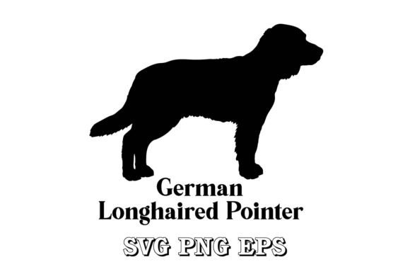 German Longhaired Pointer Silhouette Review
