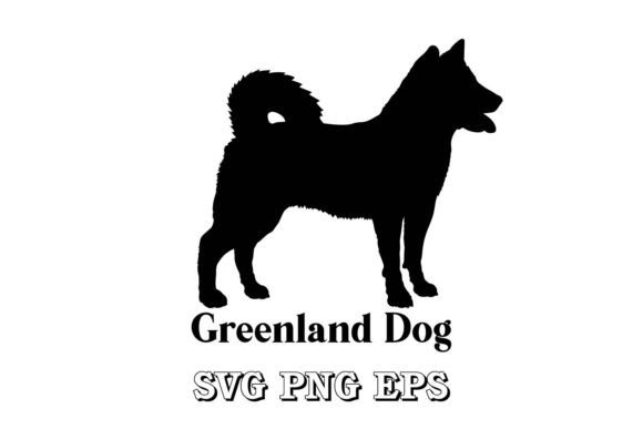 Greenland Dog Silhouette BreedSvg