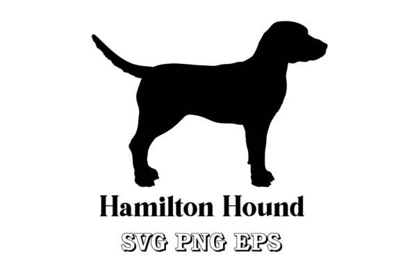 Hamilton Hound Dog Silhouette Breed