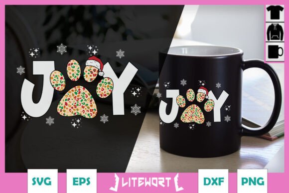 Joy Dog Paw Christmas Animal SVG: A Designer's Review