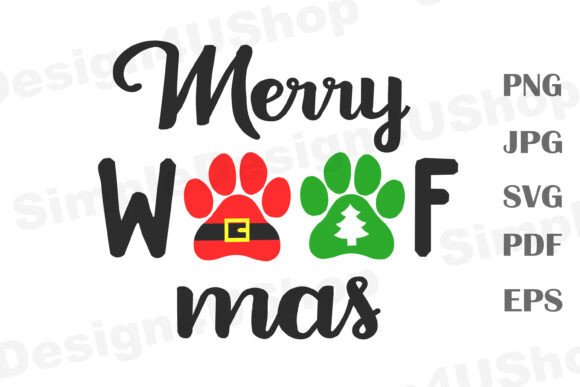 Merry Woofmas Svg Review for Embroidery Projects