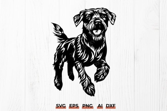 Running German Wirehaired Pointer Dog: Design Review
