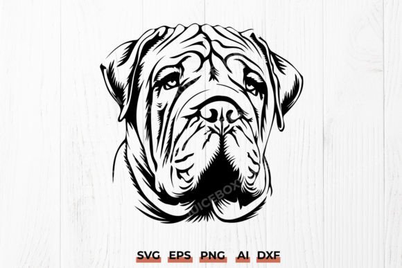 Shar Pei Dog Head Silhouette Vector: A Designer's Review
